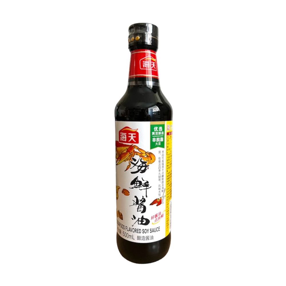 Haday Премиальный соевый соус со вкусом морепродуктов Tasty Seafood  Flavored Soy Sauce