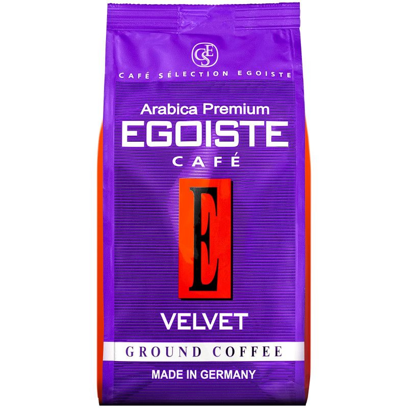 Кофе Egoiste Velvet натуральный жареный молотый, 200г #1