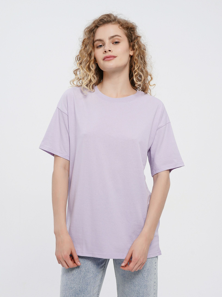 Футболка ТВОЕ, размер 44, цвет сиреневый, 100% Хлопок - купить по ...