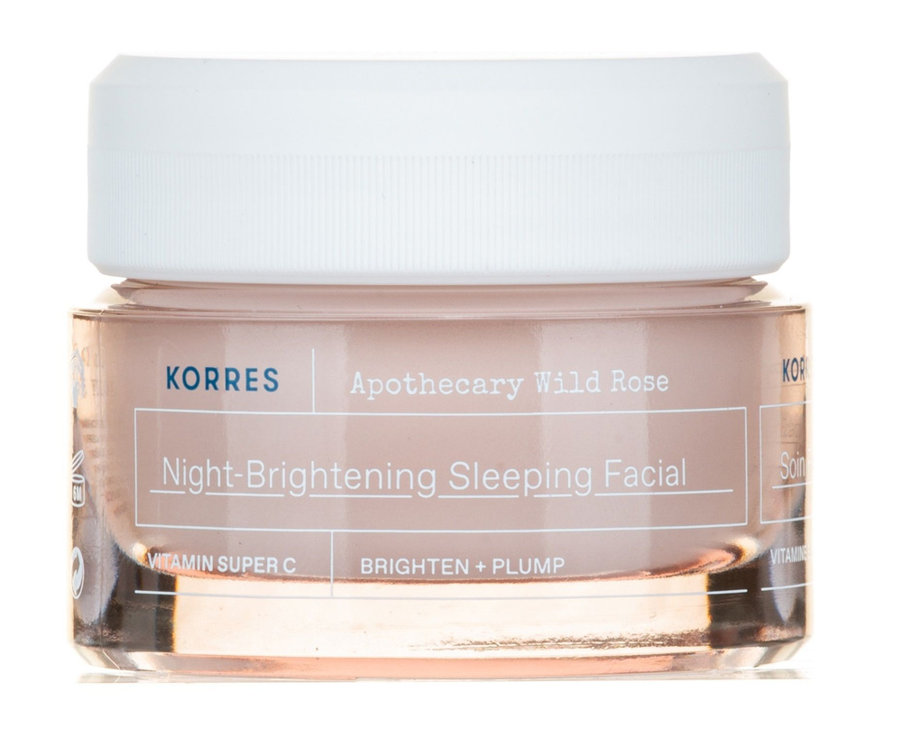 Интенсивно увлажняющий ночной крем для лица с маслом дикой розы / Korres Night-Brightening Sleeping Facial #1