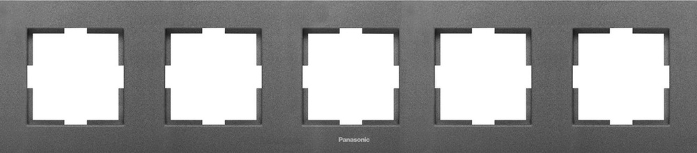 Рамка Panasonic Karre Plus 5 постов дымчатый #1