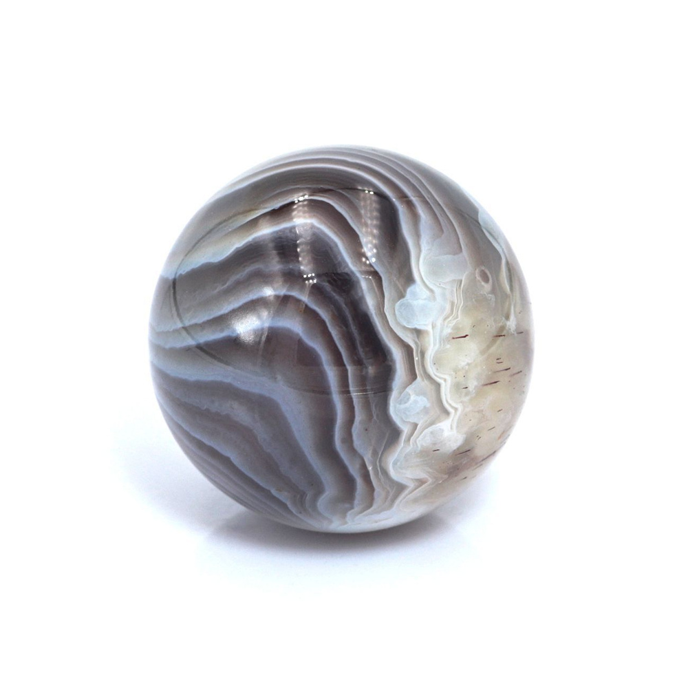 Натуральный камень (минерал) Агат Ботсвана, серый (28-30 мм) - купить с доставкой по выгодным ценам в интернет-магазине OZON (1050985506)