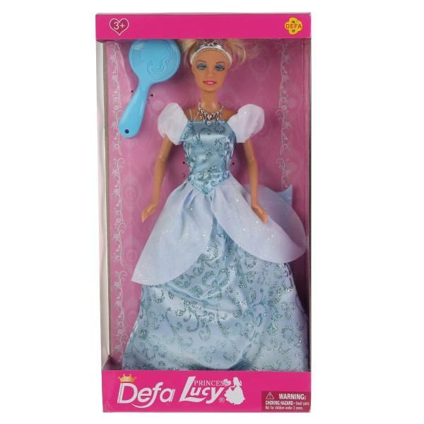 Кукла с аксессуарами Defa Lucy Сказочная принцесса в голубом наряде, 29 см, DF8261  #1