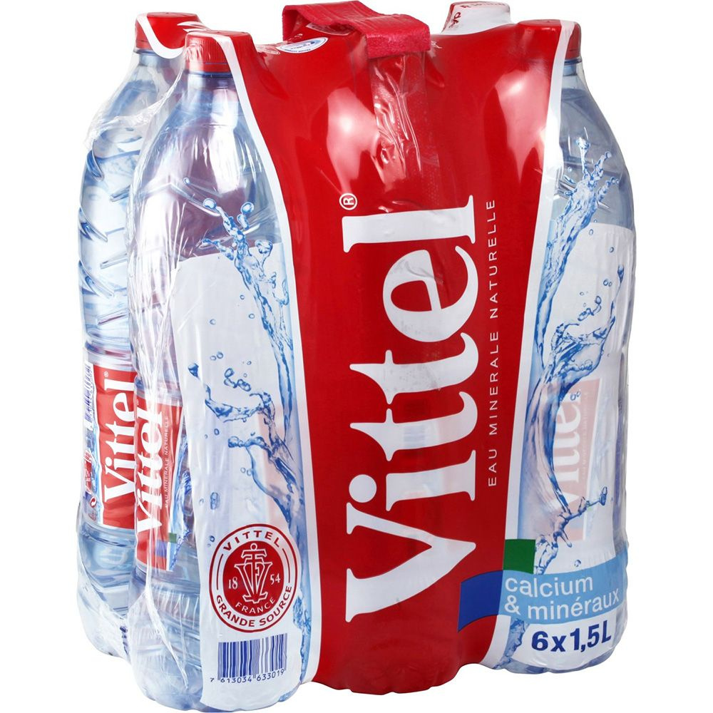 Vittel вода 1,5 литра 6 штук, Виттел вода минеральная, негазированная ...