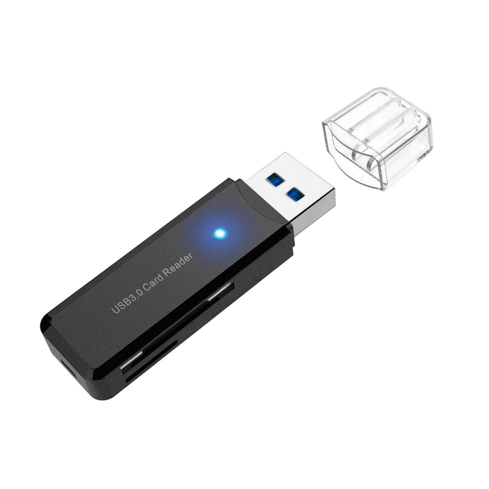 Картридер USB 3.0 для карт памяти micro SD, до 2 TB #1