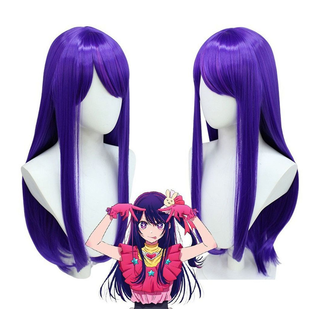 Anime Manga Game Oshi no Ko Ai Hoshino Halloween Carnival Party Cosplay Wig  мультфильм аниме косплей парик