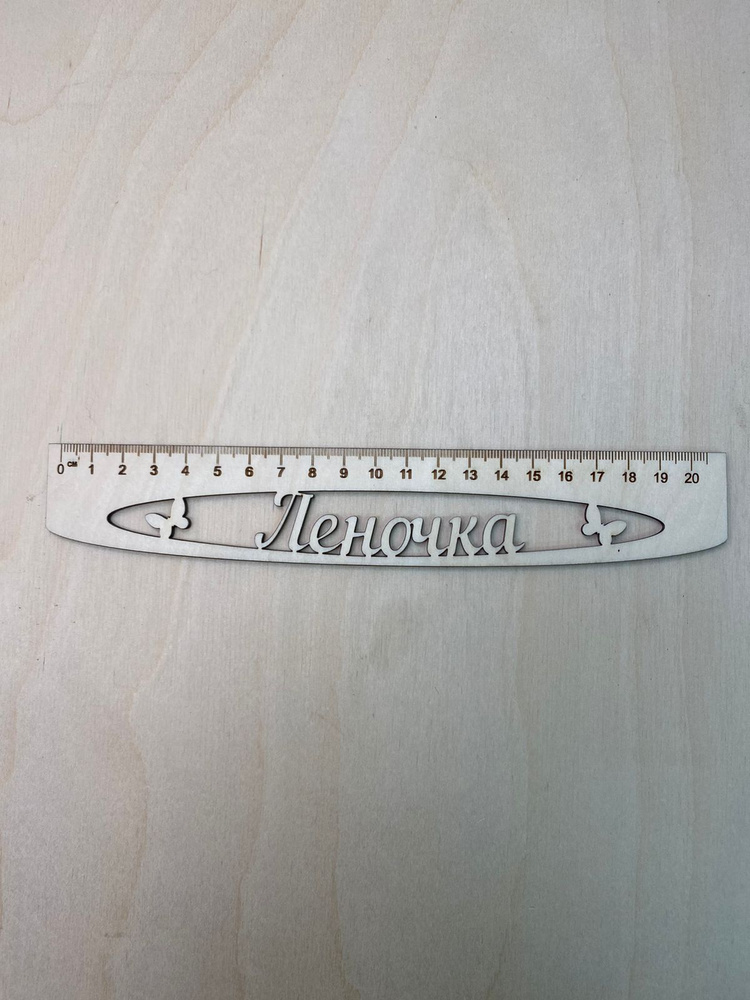 Линейка школьная с именами 20 см Леночка - купить с доставкой по ...