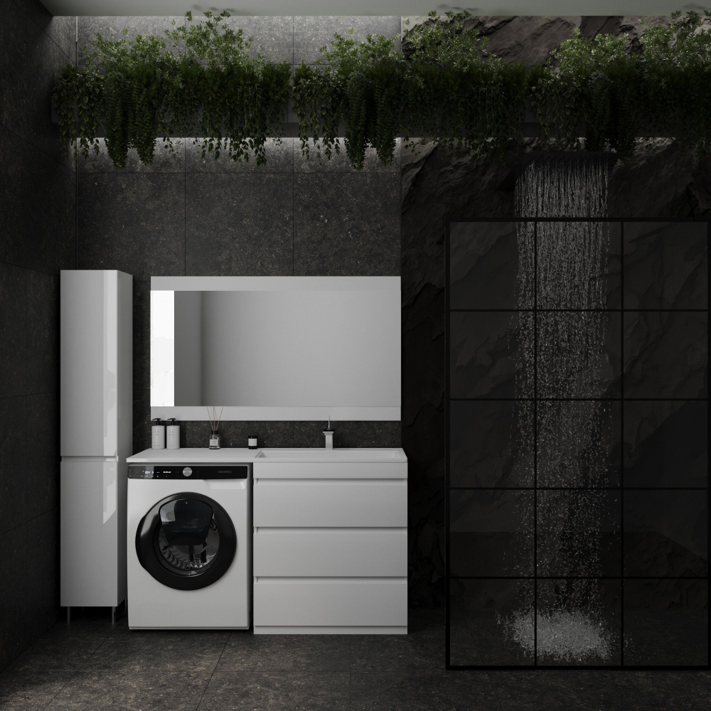 Мебель для ванной Style line Даллас Люкс 88 (150R) три ящика, под ...