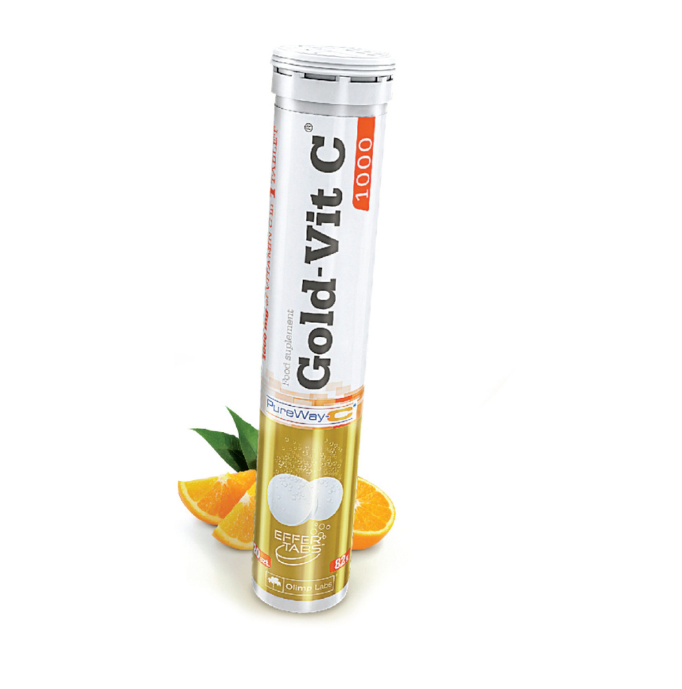 Витамин С 1000 мг Olimp Labs Gold-Vit C 1000 Effervescent 20 шипучих ...