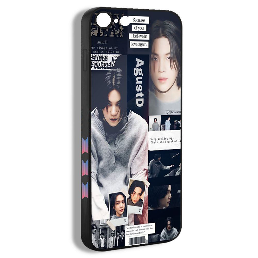 Чехол для смартфона Подходит для iPhone 8 BTS Suga Agust D Day Юнги Шуга  БТС - купить с доставкой по выгодным ценам в интернет-магазине OZON  (832947311)