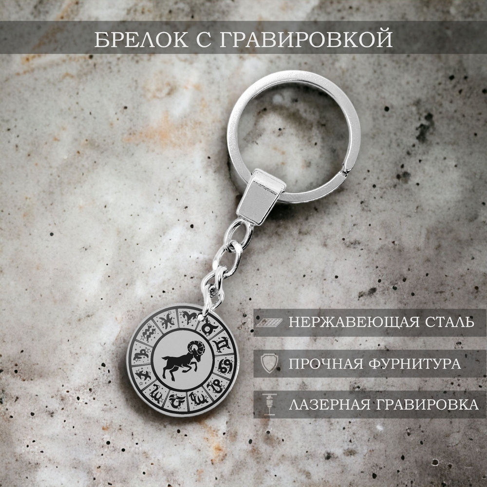 Брелок знак зодиака Овен - купить с доставкой по выгодным ценам в ...