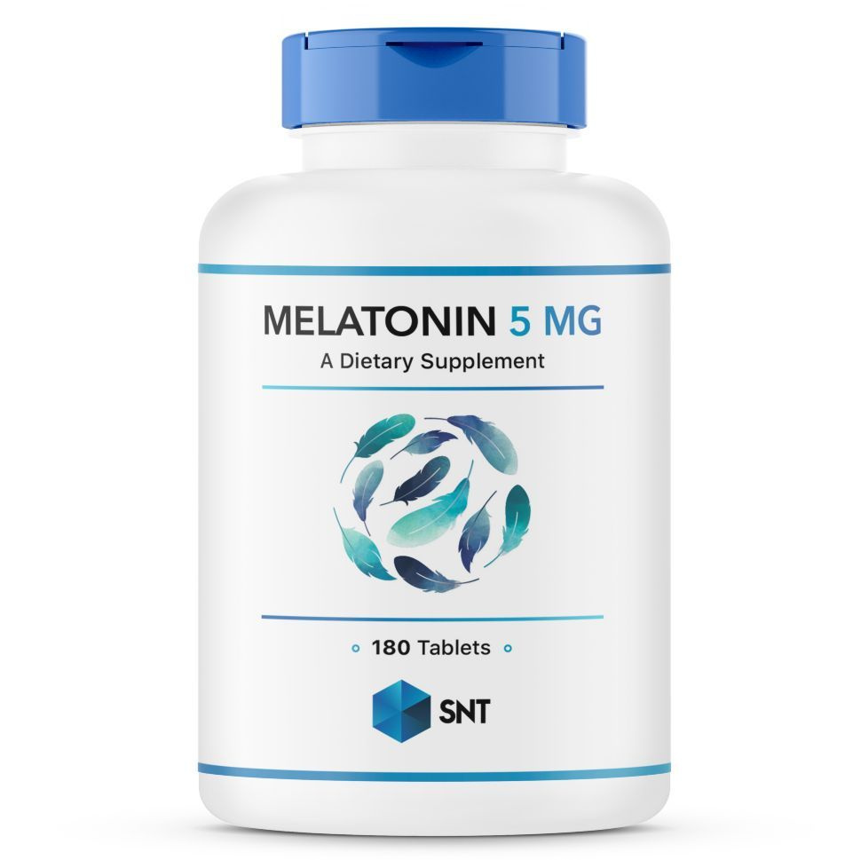 SNT Melatonin Мелатонин 5мг для сна, 180 капсул - купить с доставкой по  выгодным ценам в интернет-магазине OZON (1140924311)