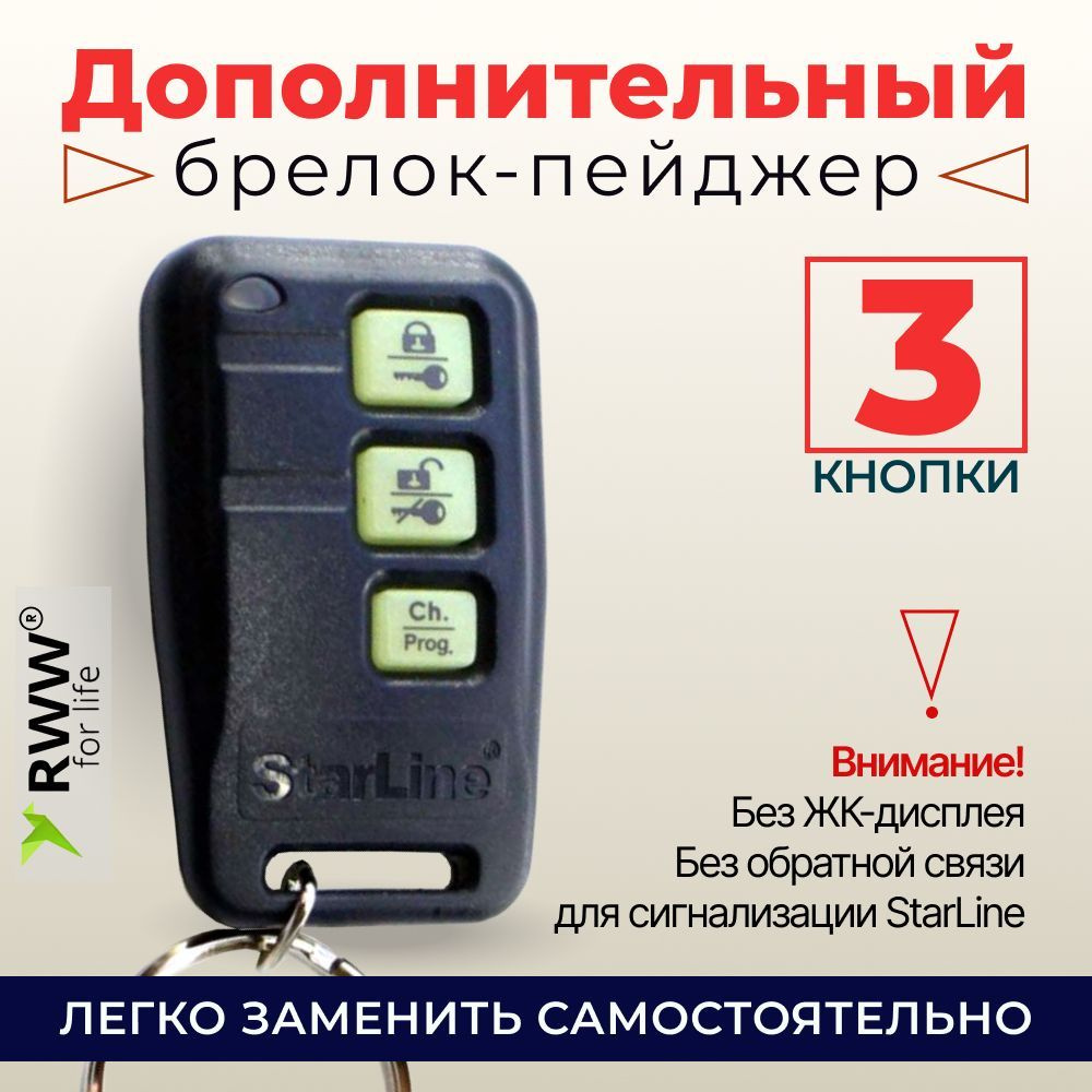 Корпус брелка дополнительный для STAR LINE В9, C9, C6 ,C3 - купить с ...