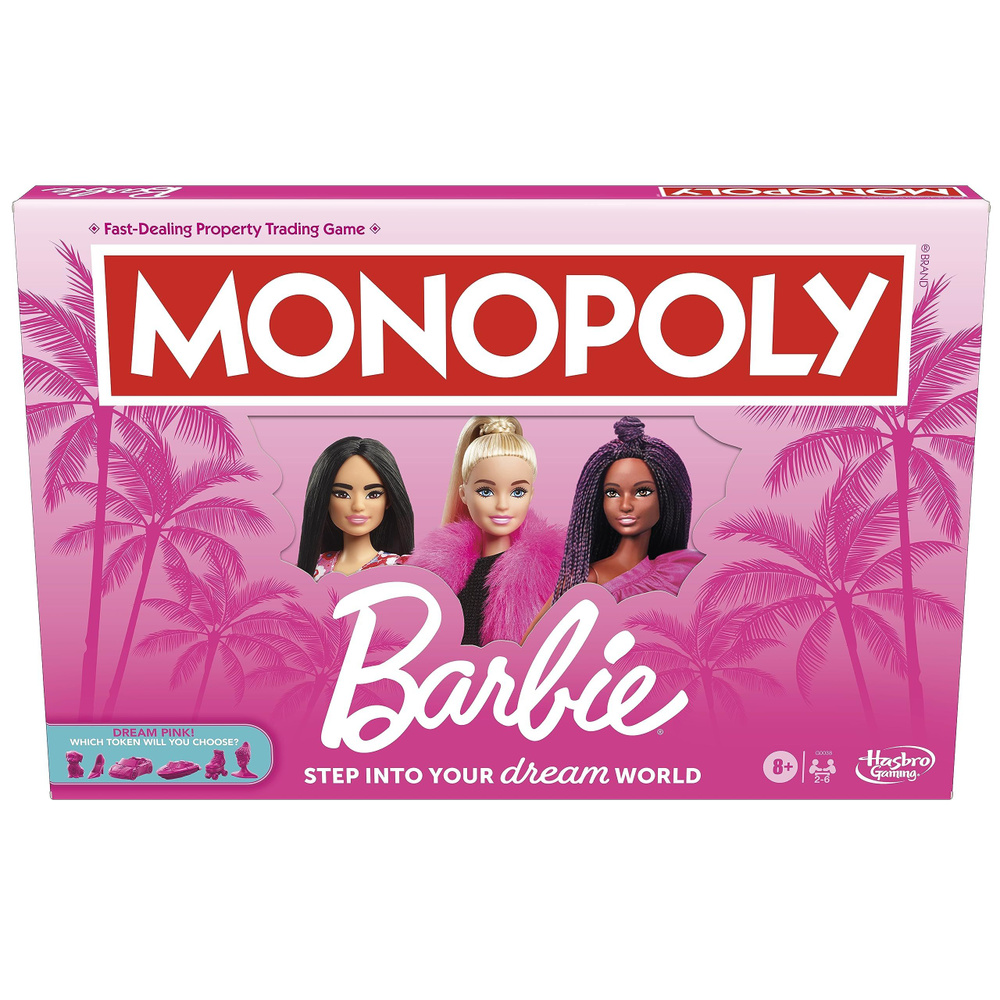 Настольная игра Monopoly Barbie Барби - купить с доставкой по выгодным  ценам в интернет-магазине OZON (1162495516)