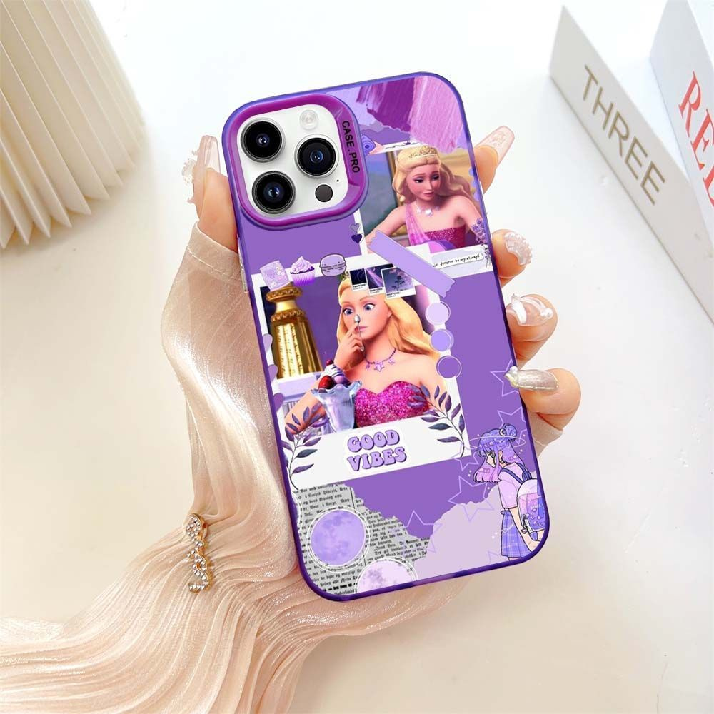 Твердый акриловый чехол для телефона Apple iPhone XR, фиолетовый, SL139  Barbie art - купить с доставкой по выгодным ценам в интернет-магазине OZON  (1162918897)