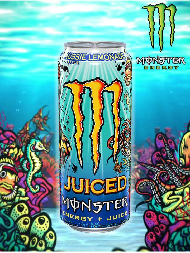 Энергетический напиток Monster Energy Juice Aussie Lemonade / Монстер Лимонад в Австралийском