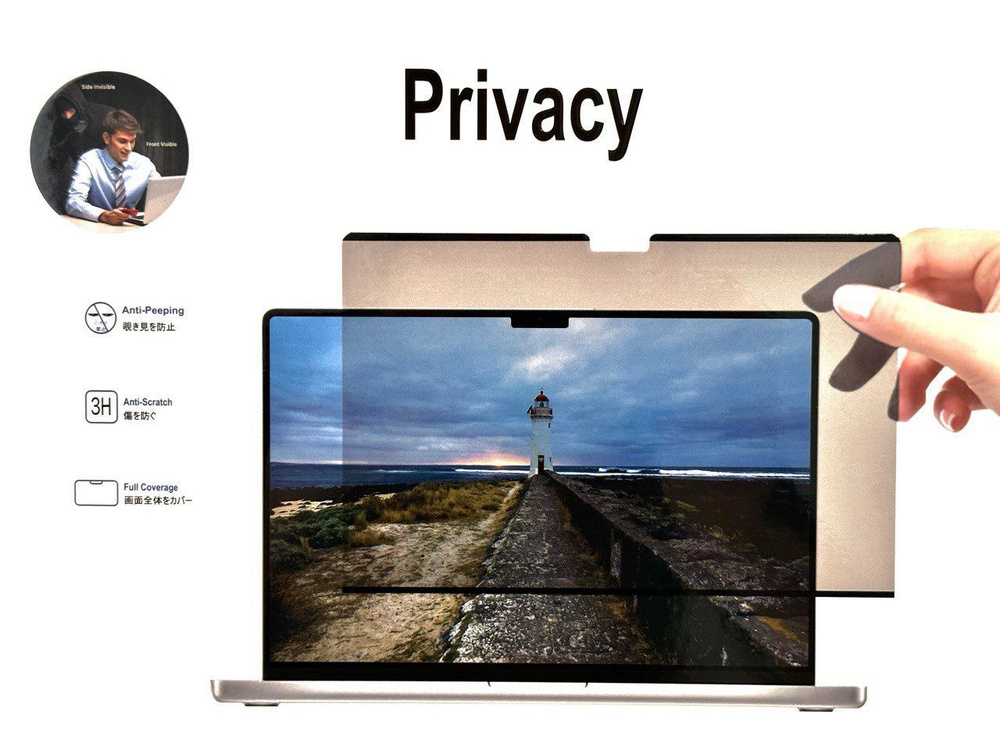 Защитая пленка антишпион на магнитах для дисплея MacBook ANANK Privasy ...