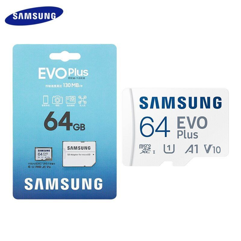 Samsung Карта памяти EVO Plus 64 ГБ - купить с доставкой по выгодным ...
