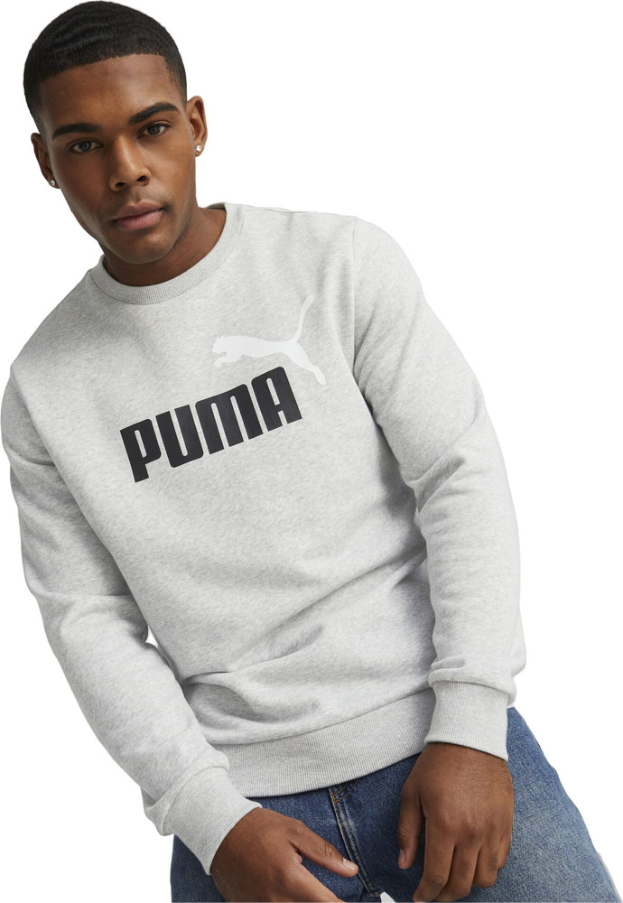 Ess 2. Свитшот Puma серый. Свитшот Пума серый. Свитшот Puma Classics Oversized Crew tr. Серая толстовка Пума.