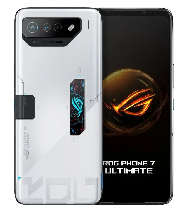 ASUS Смартфон 6,78" ROG Phone 7 Ultimate 5G 512 ГБ (AI2205) белый - 8 x 3,2 ГГц, 16 ГБ, 2 SIM, AMOLE #1