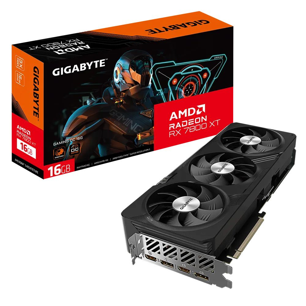 Видеокарта Gigabyte Radeon RX 7800 XT, 16 ГБ - купить по низким ценам в  интернет-магазине OZON (1184734168)