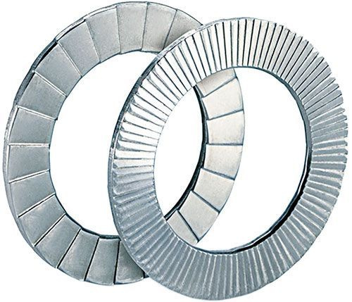 Шайба Nord-Lock М24 (25,3х39х3,4), DIN 25021 оцинкованная сталь (набор из 2 шт.) КРЕПКОМ #1