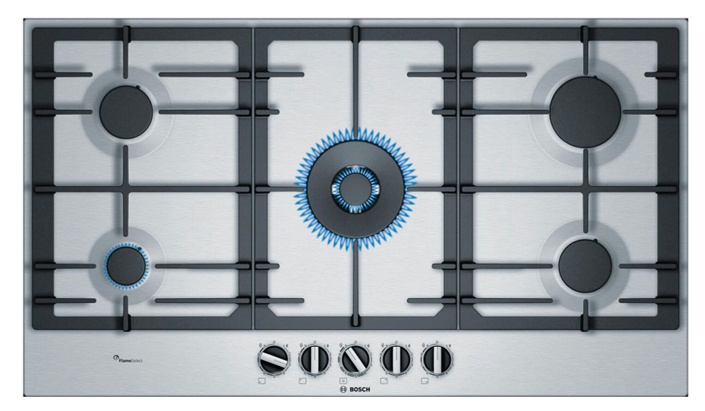 Газовая варочная панель Bosch PCR9A5B90M купить по низкой цене с ...
