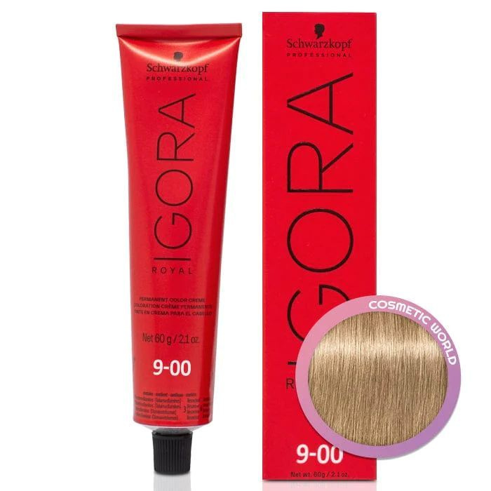 Краска Igora Royal 9/00 60мл - купить с доставкой по выгодным ценам в ...