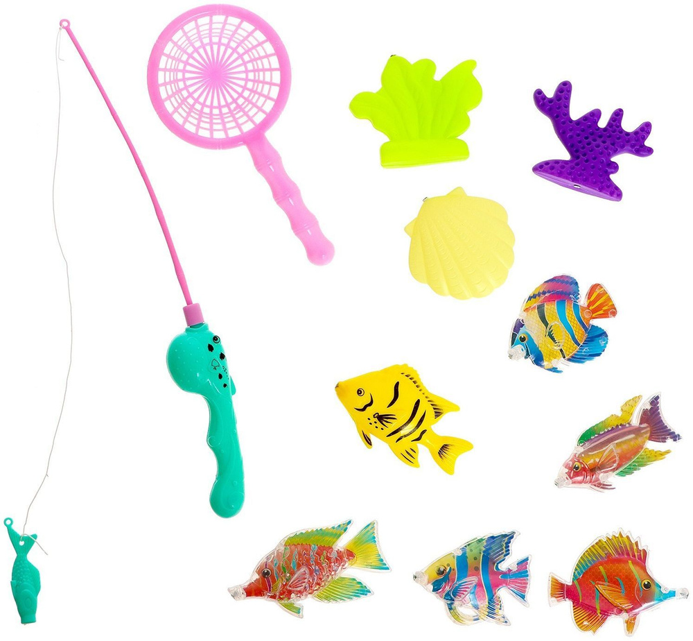 Магнитная рыбалка "Красивые рыбки", развивающая игра для детей на ...