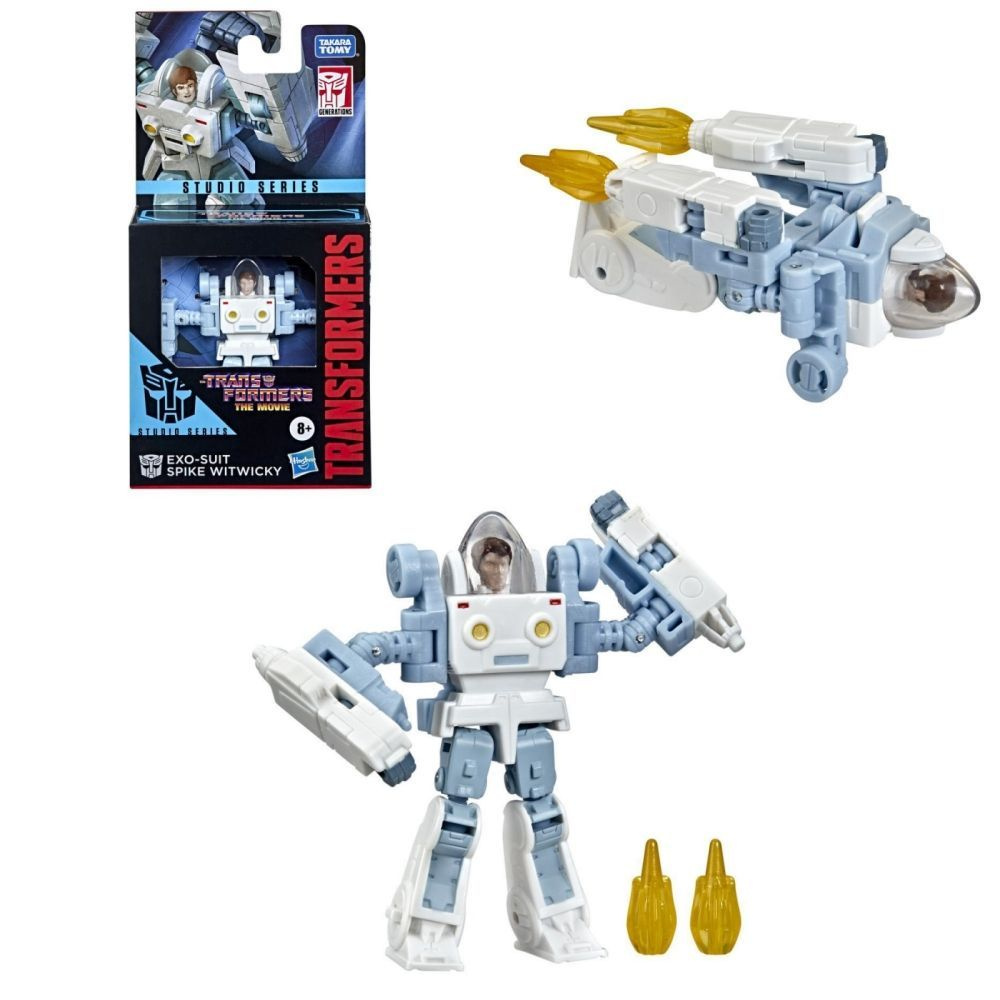 Трансформеры Hasbro Игрушка Studio Series Core Class The Transformers: The Movie Exo-Suit Spike Witwicky #1