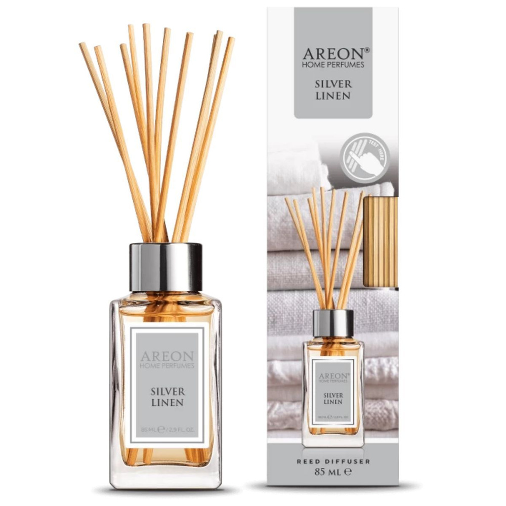 Ароматизатор для дома Areon STICKS Silver Linen Серебряный лён 85 мл