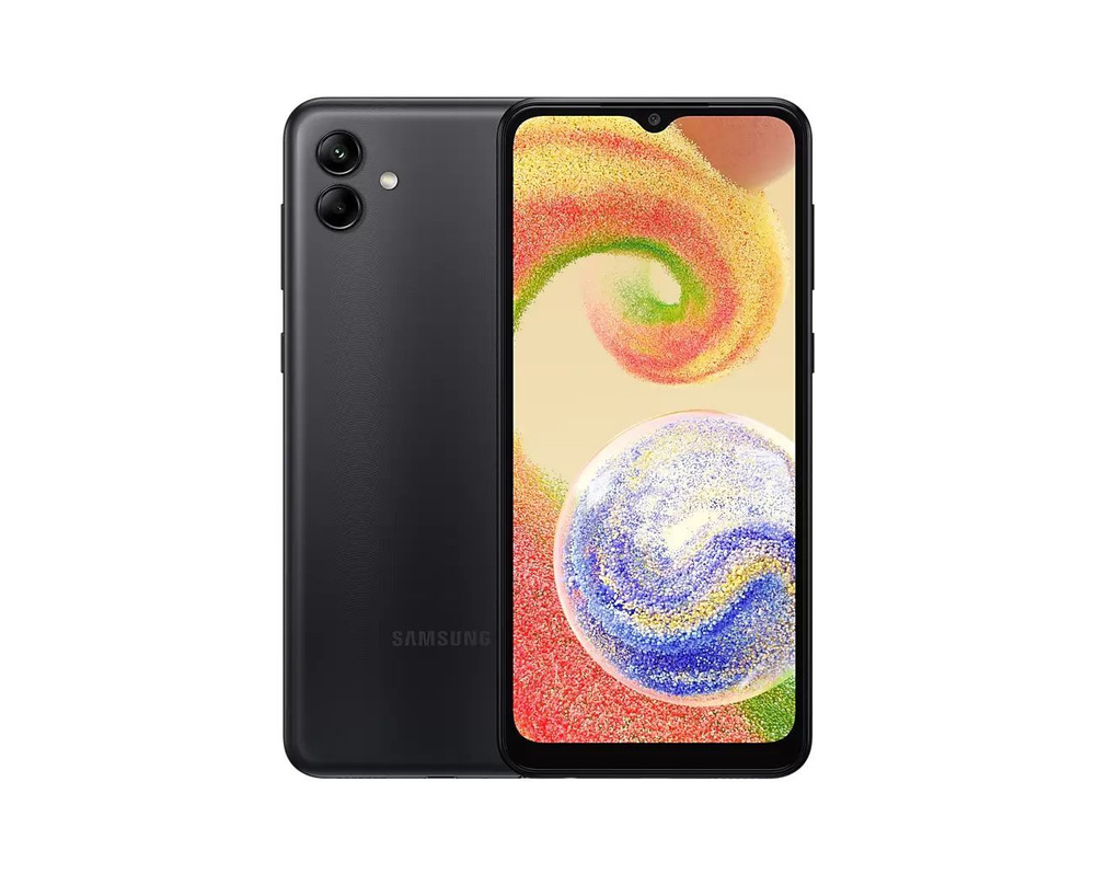 Samsung Смартфон Samsung A04 Ростест (EAC) 3/32 ГБ, черный