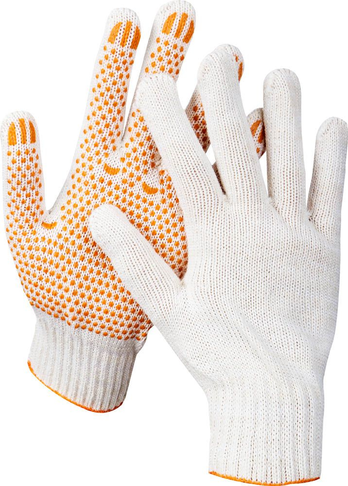 STAYER RIGID, L-XL, мягкое противоскользящее покрытие, ПВХ-гель, 10 пар, перчатки для тяжелых работ (11397-H10) #1
