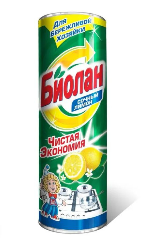 Биолан Чистящее средство Сочный лимон, 400 г #1