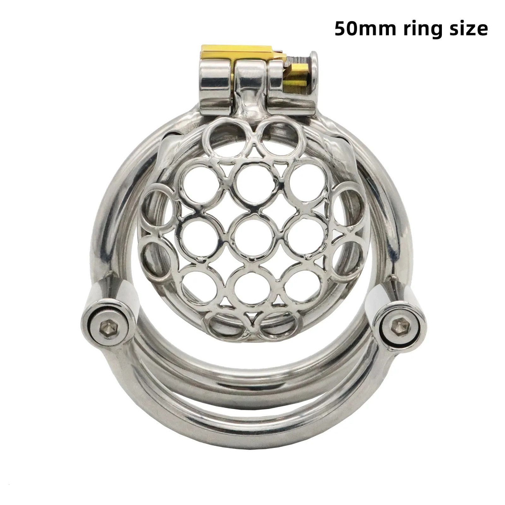 Стальной пояс верности мини с закрытой клеткой - купить с доставкой по ...