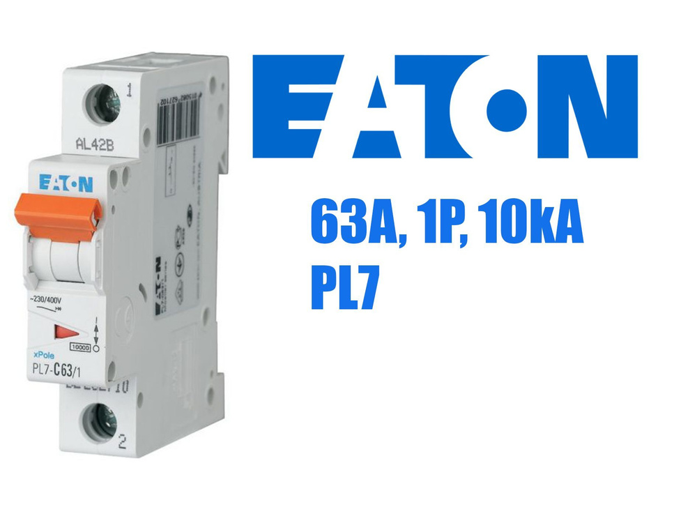 EATON Автоматический выключатель eaton 63А 1 #1