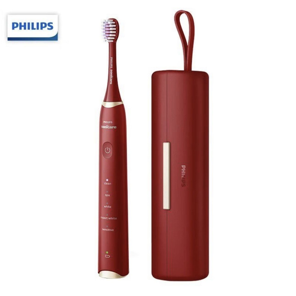 Philips Sonicare Электрическая зубная щетка HX2491, красный #1