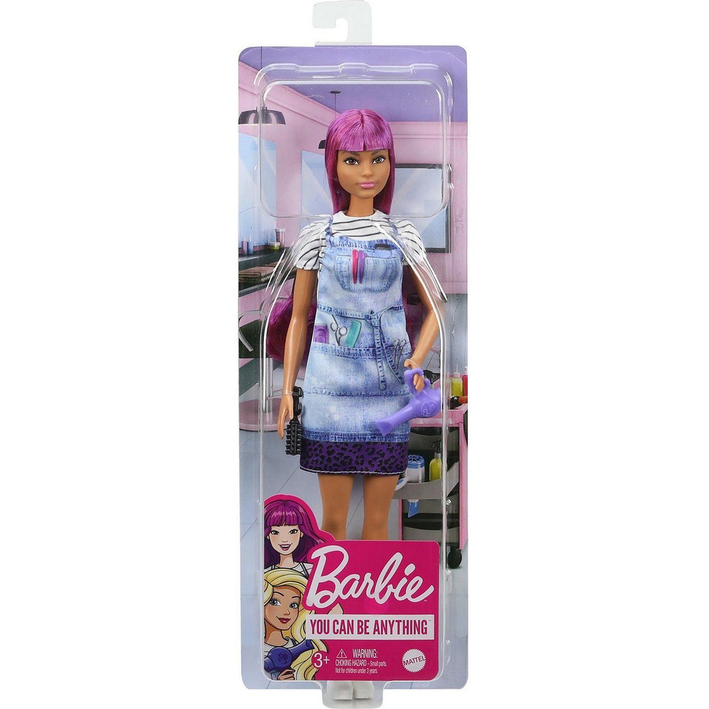 Кукла Barbie Кем быть? Стилист GTW36