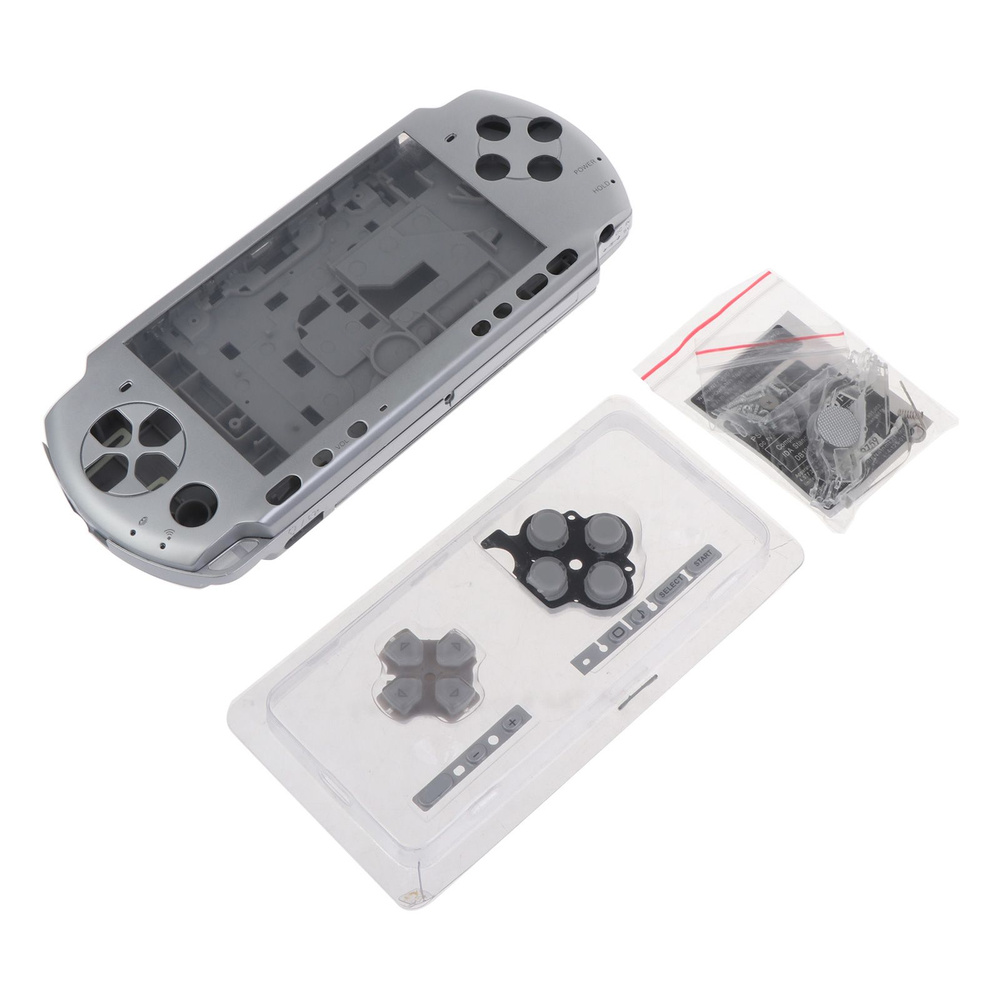 Корпус для PSP 3000 - серебристый купить на OZON по низкой цене