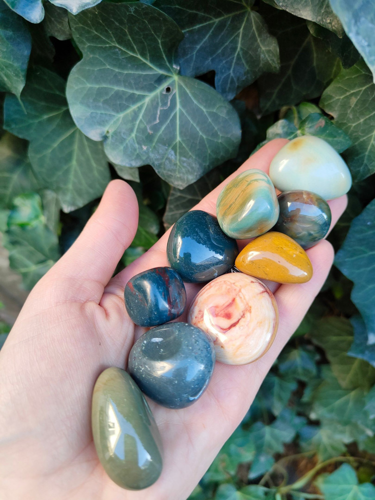 Галтовка яшма разноцветная 2,5-3см - купить с доставкой по выгодным ...