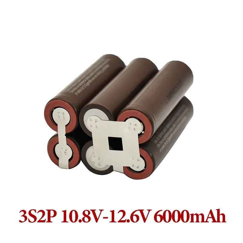 Аккумуляторная батарея 18650 HG2 3S2P 6000 мАч высокой емкости ...