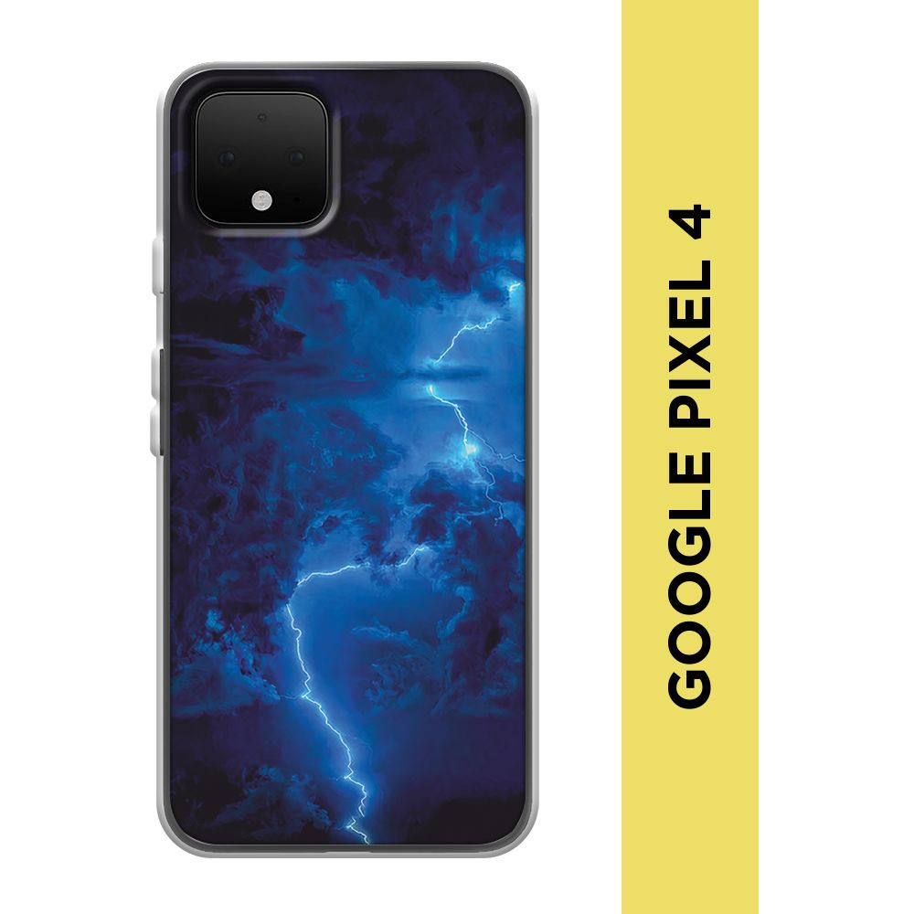 Силиконовый чехол на Google Pixel 4 / Гугл Пиксель 4 "Молния" - купить ...