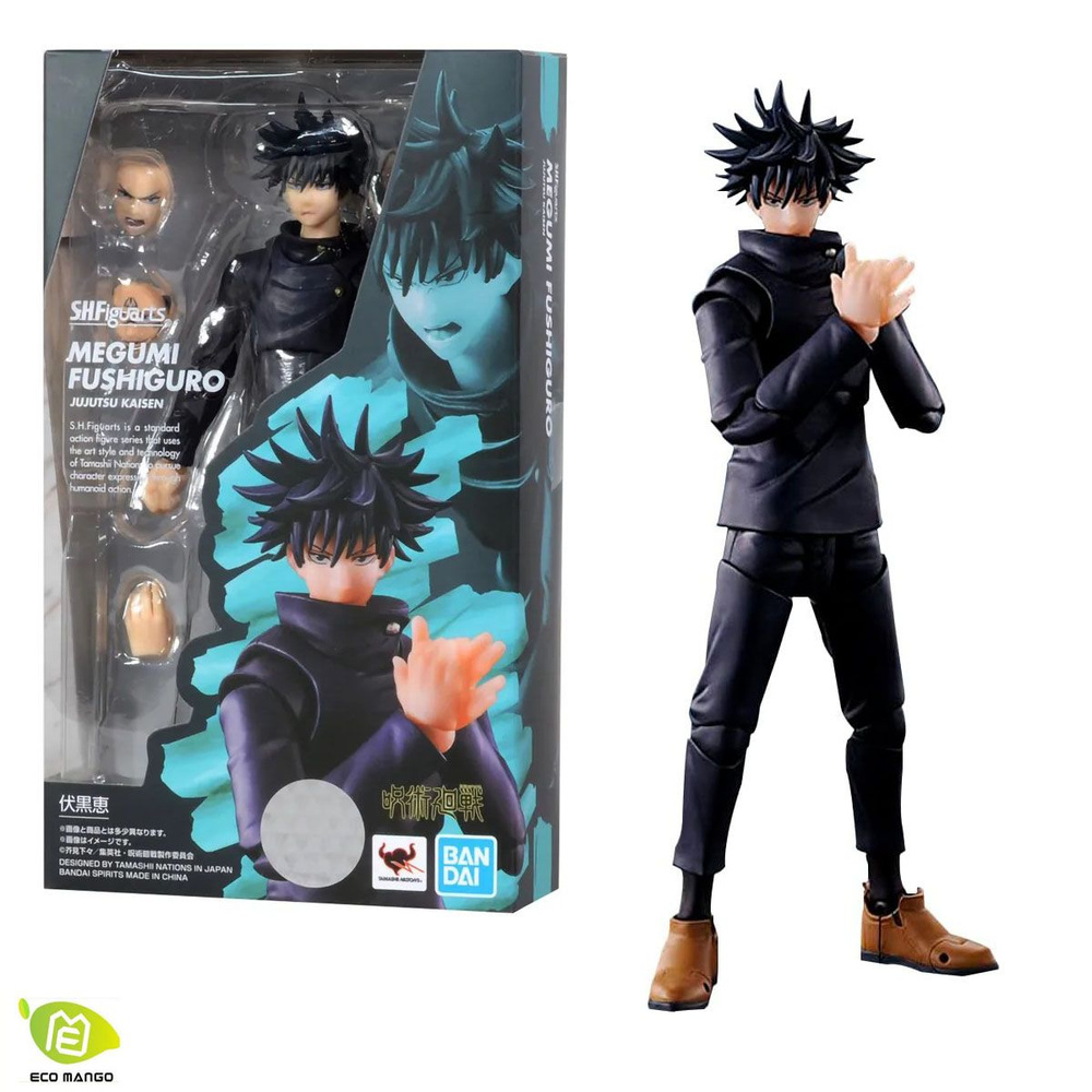 Экшн фигурка Bandai Jujutsu Kaisen Мегуми Фудзигуро S.H.FIGUARTS, 15 см ...