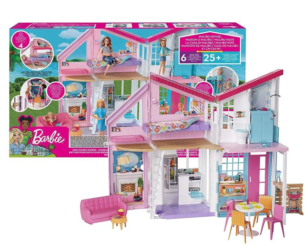 кукольный дом малибу barbie fxg57 (85) фото