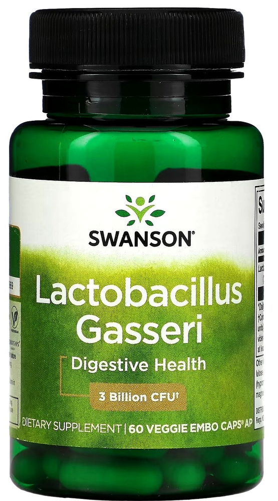 Lactobacillus Gasseri 3 billion CFU 60 veg caps Swanson США ...