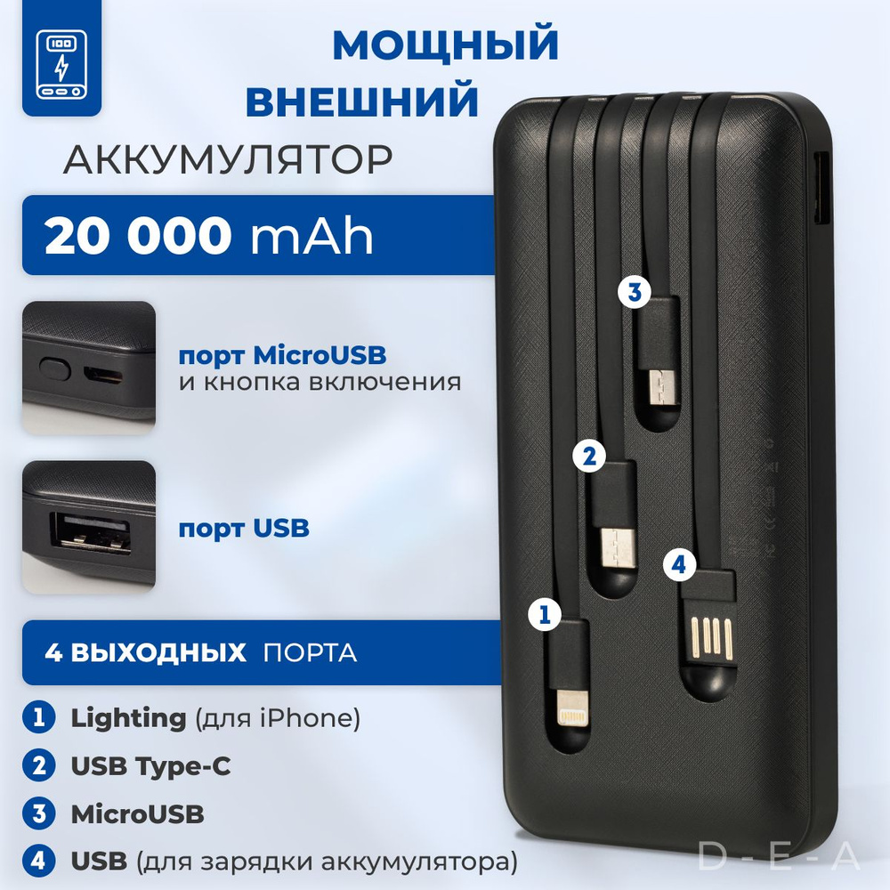 ТОП лучших внешних аккумуляторов (Power Bank) для смартфона