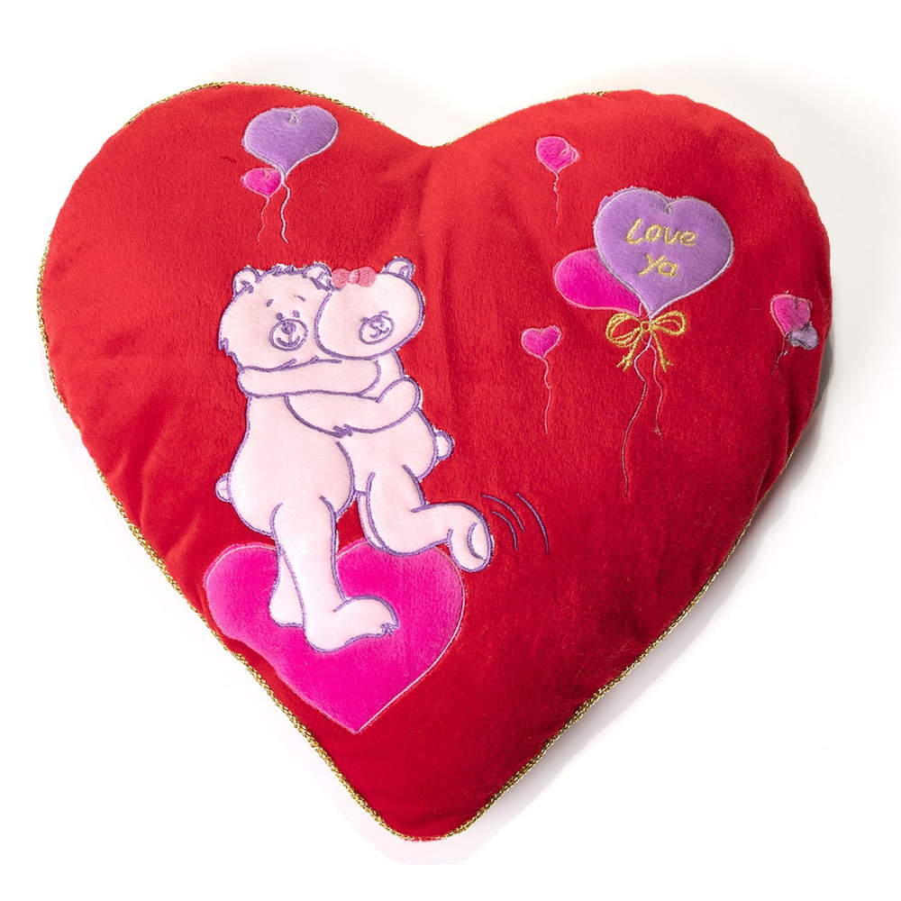 Мягкая игрушка Сердце 35 см - купить с доставкой по выгодным ценам в ...