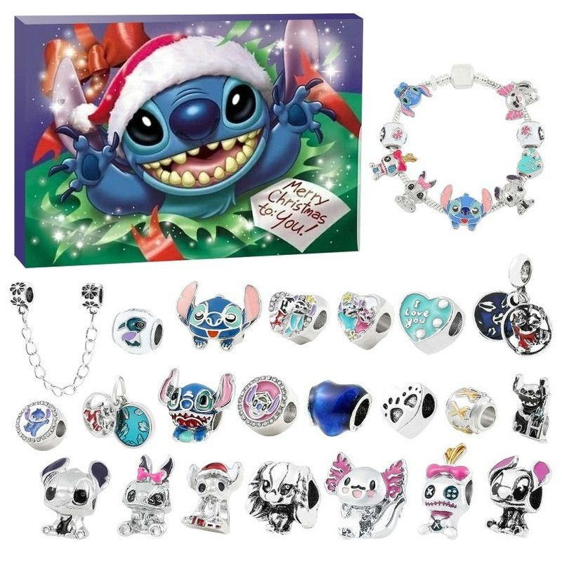 адвент календарь для детей,новогодний подарок,Stitch(24 без дублирования)  #1