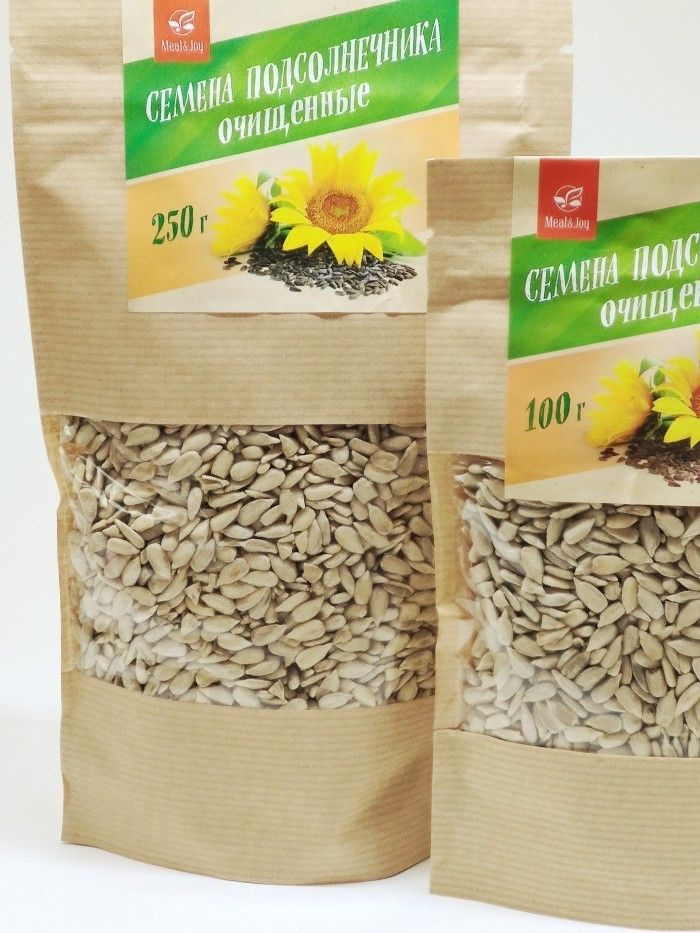 Семечки подсолнечника очищенные 250г Meal & Joy. Натуральные семена ...