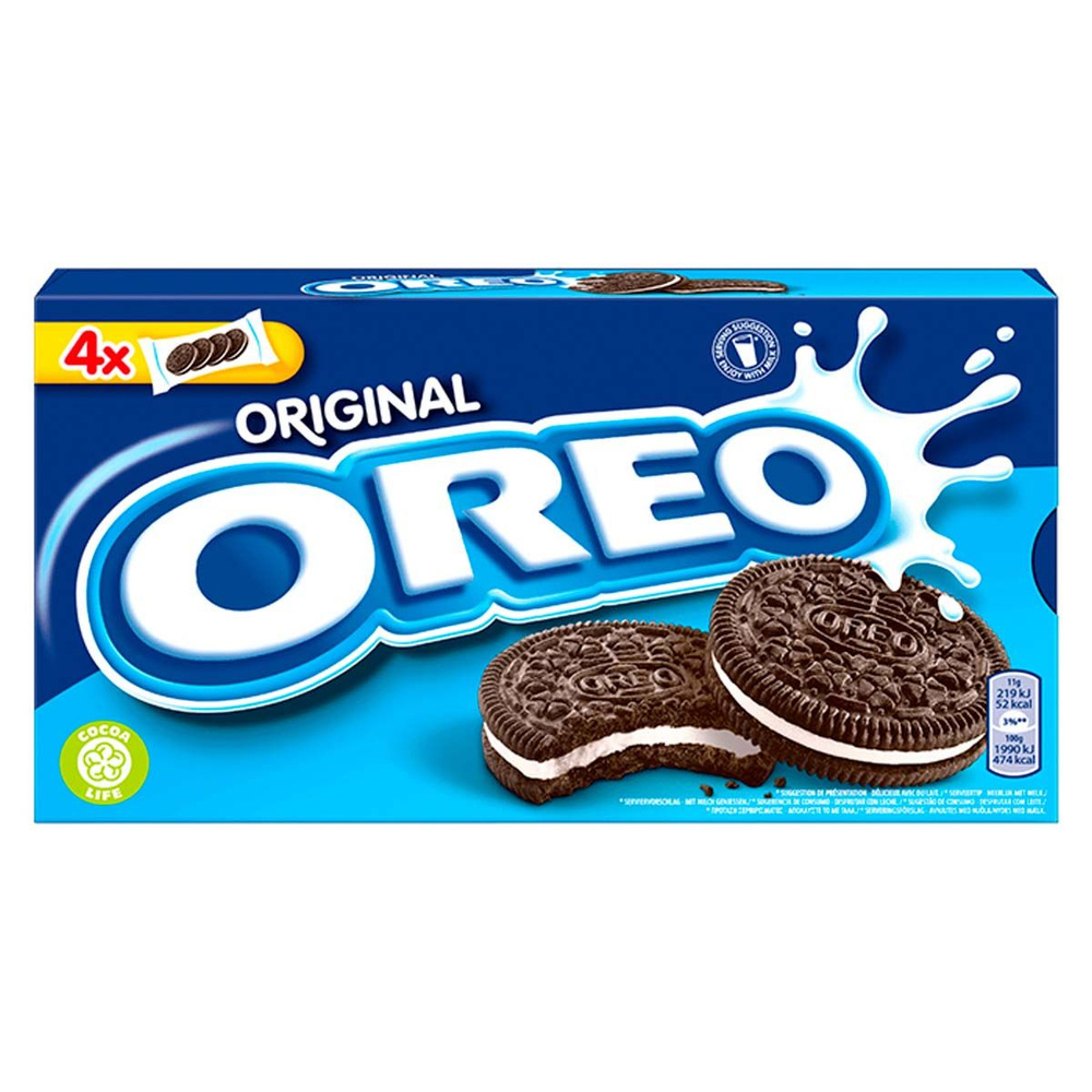 Печенье OREO Original (Чехия), 176 г - купить с доставкой по выгодным ценам  в интернет-магазине OZON (1288101465)